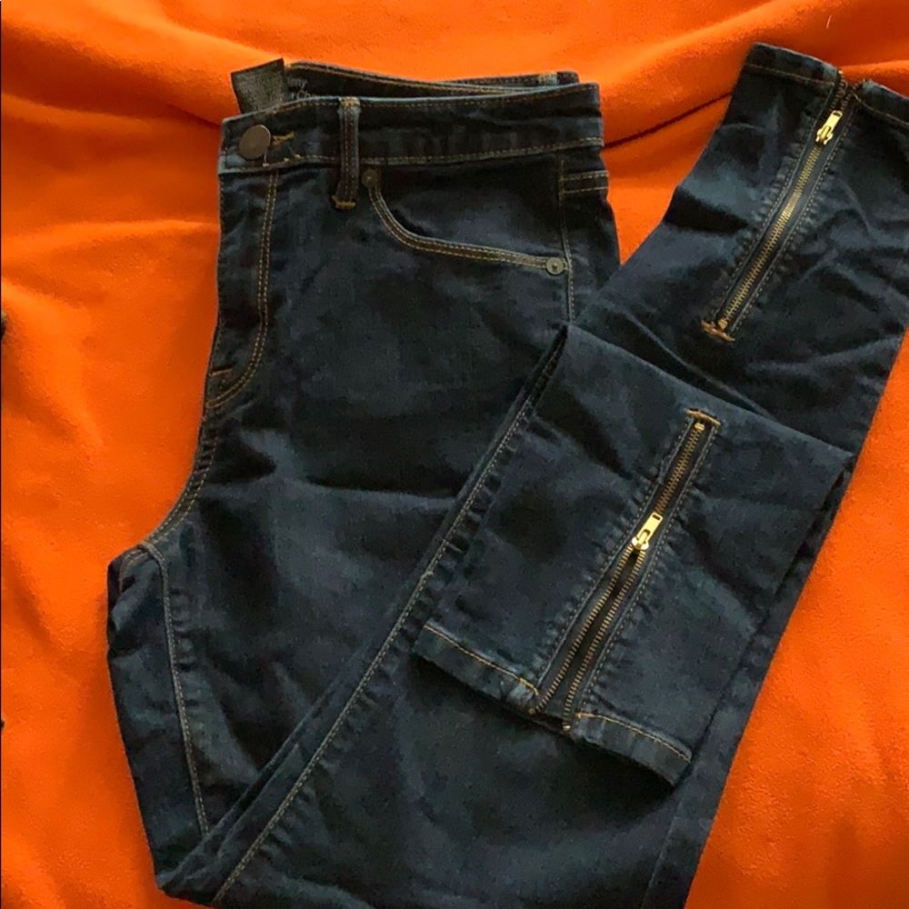 High waist skinny